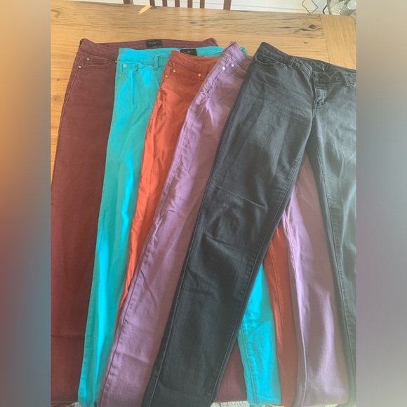 Celebrity Pink‎ Skinny Jeans 5Pair Multicolor Women’s Preloved - Picture 1 of 16